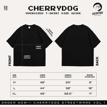 Load image into Gallery viewer, Cherrydog | เสื้อยืดมีกระเป๋าสกรีนโลโก้ Cherrydog ทรง Oversized สีเขียว Forest ขนาด M, L, XL