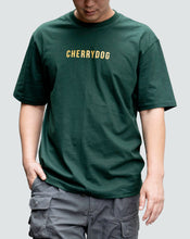 Load image into Gallery viewer, Cherrydog | เสื้อยืดสกรีนลาย Cherrydog สีเหลืองมัสตาร์ด ทรง Oversized สีเขียว Forest ขนาด M, L, XL