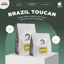 Load image into Gallery viewer, เมล็ดกาแฟคั่ว Brazil Fazenda Toucan