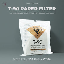 โหลดรูปภาพลงในเครื่องมือใช้ดูของ Gallery กระดาษกรองกาแฟ Cafec 100 แผ่น Paper Filter Drip 100 Sheet