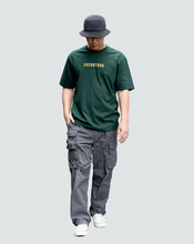 Load image into Gallery viewer, Cherrydog | เสื้อยืดสกรีนลาย Cherrydog สีเหลืองมัสตาร์ด ทรง Oversized สีเขียว Forest ขนาด M, L, XL
