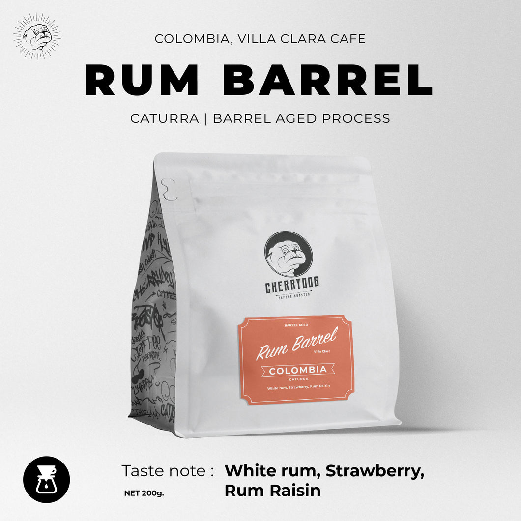 เมล็ดกาแฟคั่ว Colombia Villa Clara Rum Barrel Aged