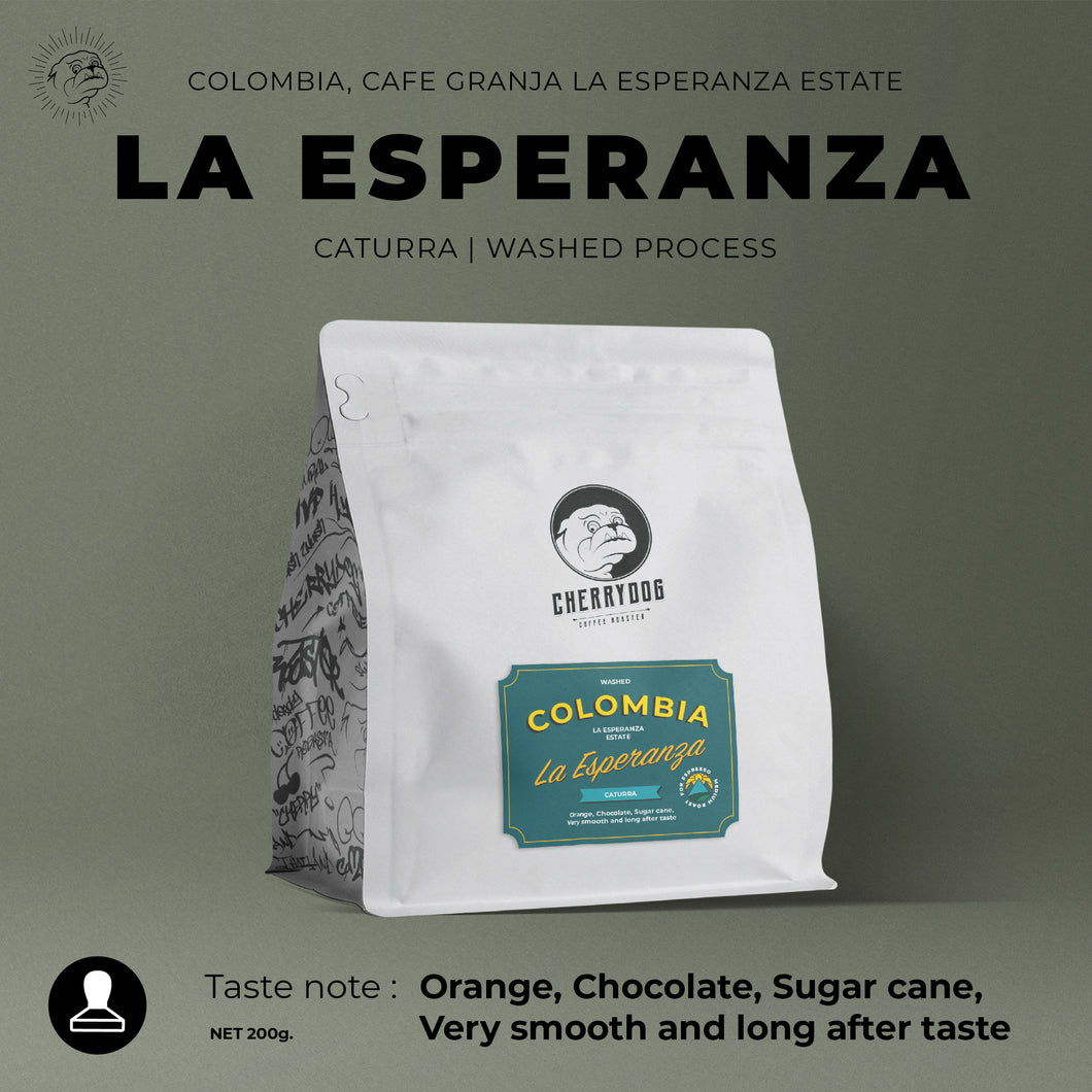 เมล็ดกาแฟคั่ว Colombia Cafe Granja La Esperanza Washed